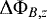 $\Delta \Phi_{B,z}$
