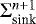 $\Sigma_{\textrm{sink}}^{n&#x002B;1}$