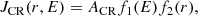 $$ \begin{aligned} J_{\rm CR} (r, E) = A_{\rm CR} f_1(E) f_2(r) , \end{aligned} $$