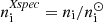$ n_{\mathrm{i}}^{\mathit{Xspec}}=n_{\mathrm{i}}/n_{\mathrm{i}}^\odot $