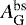 $A_{\textrm{G}}^{\textrm{bs}}$
