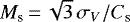 $M_{\textrm{s}}\,{=}\,\sqrt{3}\,\sigma_V/C_{\textrm{s}}$