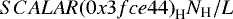 ${SCALAR(0x3fce44)}_{\textrm{H}}N_{\textrm{H}}/L$