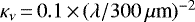 $\kappa_{\nu}\,{=}\, 0.1\,{\times}\,(\lambda/300\,\mu{\textrm{m}})^{-2}$