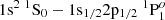 $ 1{\rm s}^2\ ^1{\rm S}_0-1{\rm s}_{1/2}2{\rm p}_{1/2} \ ^1{\rm P}^o_1 $