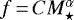 $f\,{=}\,C M_{\star}^{\alpha}$