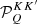 $ \mathcal{P}^{KK^\prime}_Q $