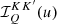 $ \mathcal{I}^{K K^\prime}_Q(u) $