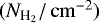 ${({N}_{{\textrm{H}_2}}/{\,\rm cm}^{-2})}{}$