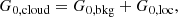 $$ \begin{aligned} G_{\mathrm{0,cloud} }=G_{\mathrm{0,bkg} }+G_{\mathrm{0,loc} }, \end{aligned} $$
