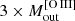 $ 3\times M_{\mathrm{out}}^{\mathrm{[O\,III]}} $