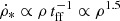 $ \dot{\rho}_* \propto \rho\, t_{\mathrm{ff}}^{-1} \propto \rho^{1.5} $