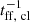 $ t_{\mathrm{ff,\ cl}}^{-1} $