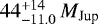 $44_{-11.0}^{&#x002B;14}\,M_{\textrm{Jup}}$