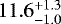 $11.6^{&#x002B;1.3}_{-1.0}$