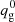 $ q^0_\mathrm{g} $