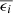 $ \overline{\epsilon_i} $