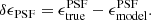 $$ \begin{aligned} \delta \epsilon _{\rm PSF} = \epsilon ^\mathrm{PSF}_{\rm true} - \epsilon ^\mathrm{PSF}_{\rm model} . \end{aligned} $$