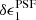 $ \delta \epsilon_1 ^{\rm PSF} $
