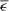 $ \overline{\epsilon} $