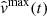 $ \hat{\mathit{v}}^{\mathrm{max}}(t) $