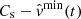 $ C_{\mathrm{s}}-\hat{\mathit{v}}^{\mathrm{min}}(t) $
