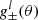$ g_\pm^l(\theta) $