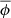 $ \overline{\phi} $