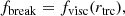 $$ \begin{aligned}&f_{\rm break} = f_{\rm visc}(r_{\rm trc}), \end{aligned} $$
