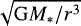 $\sqrt{\mathrm{G}M_*/r^3}$