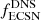 $ f_\mathrm{ECSN}^\mathrm{DNS} $