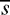 $\overline{s}$