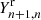 $ Y^{\mathrm{r}}_{n+1,n} $