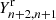 $ Y^{\mathrm{r}}_{n+2,n+1} $