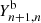 $ Y^{\mathrm{b}}_{n+1,n} $