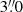 $ 3{{\overset{\prime\prime}{.}}}0 $