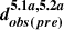 $ \boldsymbol{d_{obs(pre)}^{5.1a,5.2a}} $
