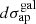 $ d\sigma_{\mathrm{ap}}^{\mathrm{gal}} $