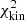 $ \chi^{2}_{\mathrm{kin}} $