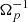$ \Omega_p^{-1} $