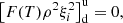 $$ \begin{aligned}&\left[ F(T) \rho ^2 \xi _i ^2 \right]^\mathrm{u} _{\rm d} = 0, \end{aligned} $$