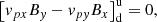 $$ \begin{aligned}&\left[{ v}_{px} B_{{ y}} -{ v}_{p{ y}} B_x \right]^\mathrm{u} _{\rm d} = 0, \end{aligned} $$