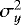 $\sigma_y^2$