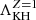 $ \Lambda_{\mathrm{KH}}^{Z=1} $