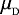 $\mu_{_{\textrm{D}}}$