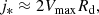 $$ \begin{aligned} j_* \approx 2V_{\max }R_{\rm d} ,\end{aligned} $$