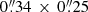 $ 0{{\overset{\prime\prime}{.}}}34 \, \times \, 0{{\overset{\prime\prime}{.}}}25 $