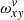 $ \omega_{x\mathit{y}}^{\mathit{v}} $