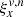 $ \xi_{x}^{\mathit{v},n} $