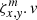 $ \zeta_{x,{\it y}}^m.{\it v} $